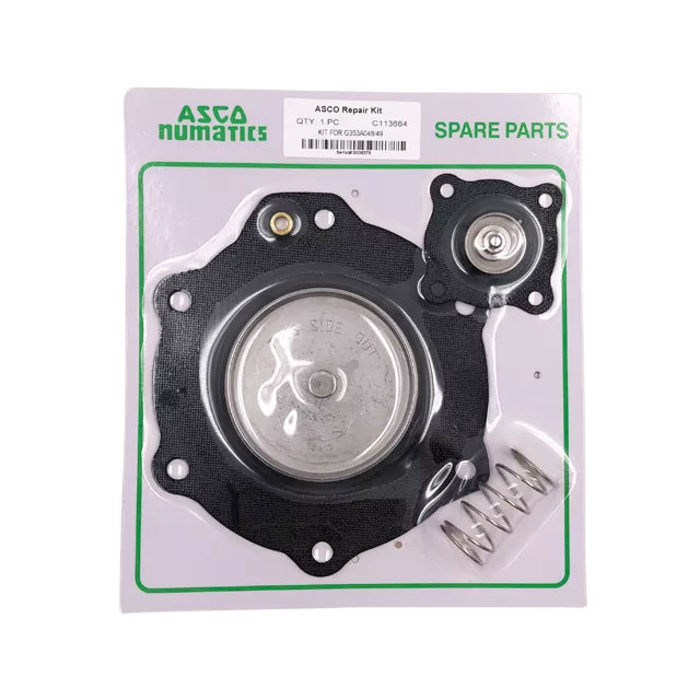 Diaphragm Restituo Kit ad 2.5 inch recti angulus valvae
